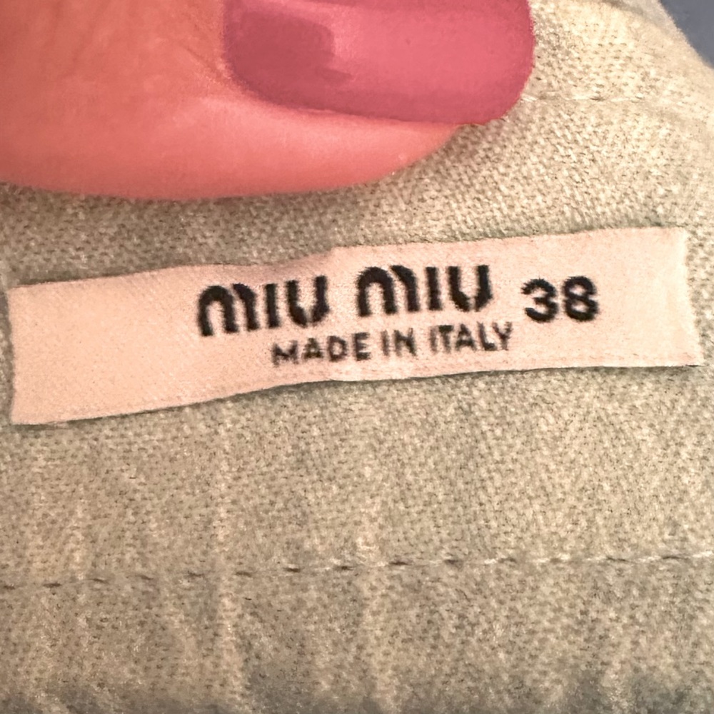 Miu Miu Denim Skirt - Picture 2 of 4